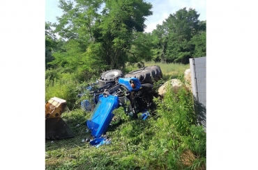Halálos traktorbaleset Bajót térségében
