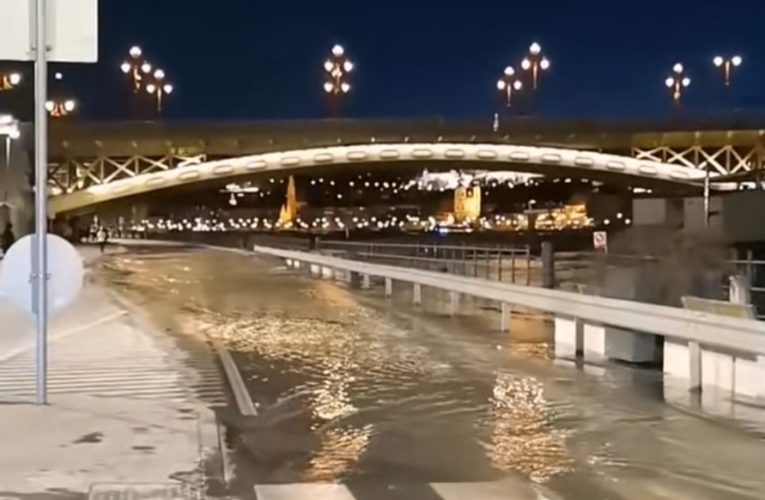 A Duna áradása miatt lezárták a budapesti alsó rakpartokat
