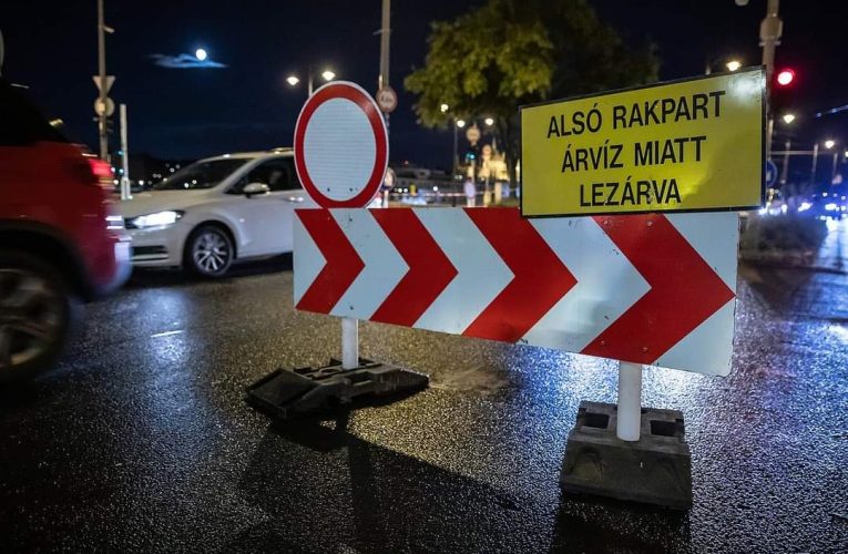 Több országos közút lezárárára is sor kerül az árvízi helyzet miatt