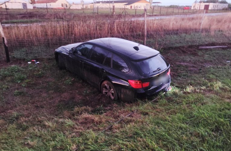 BMW szenvedett pályaelhagyásos balesetet