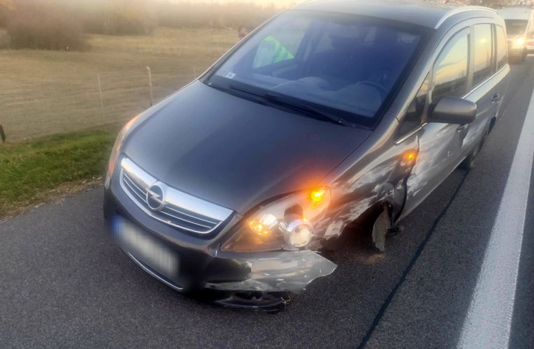 Szalagkorlátnak ütközött