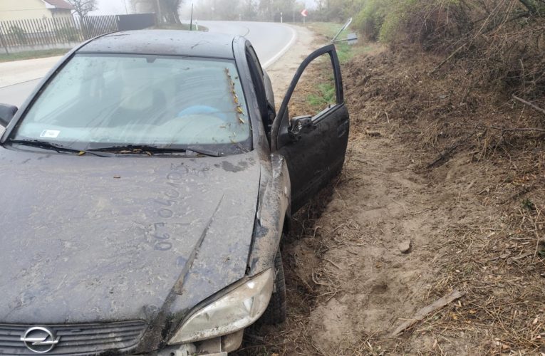 Lesodródott az úttestről