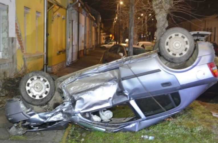 Három autót tört rommá egy 18 éves sofőr Szombathelyen