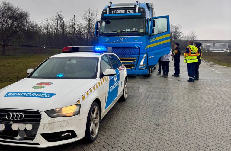 Durva tachográf-trükközés Pest vármegyében