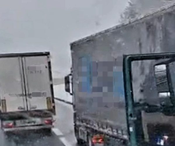 Hajszálon múlt a tragédia az M1-esen