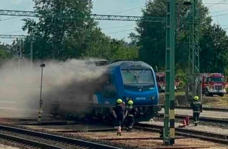Lángba borult a mozdony Kelenföldön: összeomlott a vasúti közlekedés Pünkösdhétfőn