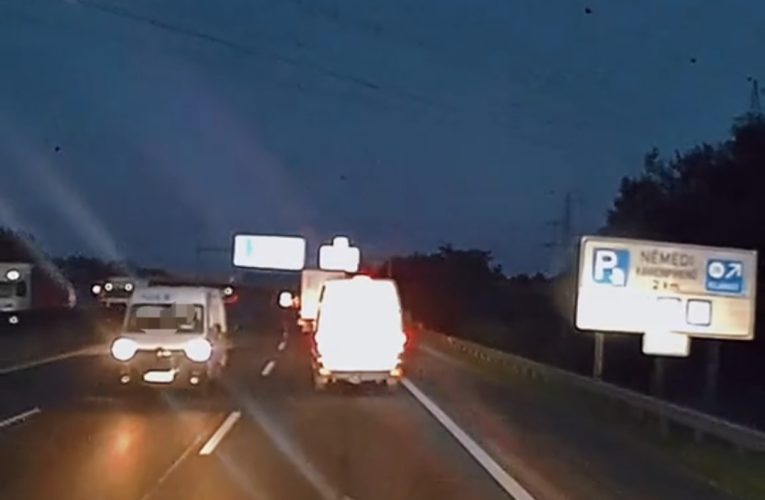 Forgalommal szemben száguldott egy furgon az M0-son