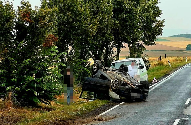 Pályaelhagyásos baleset történt