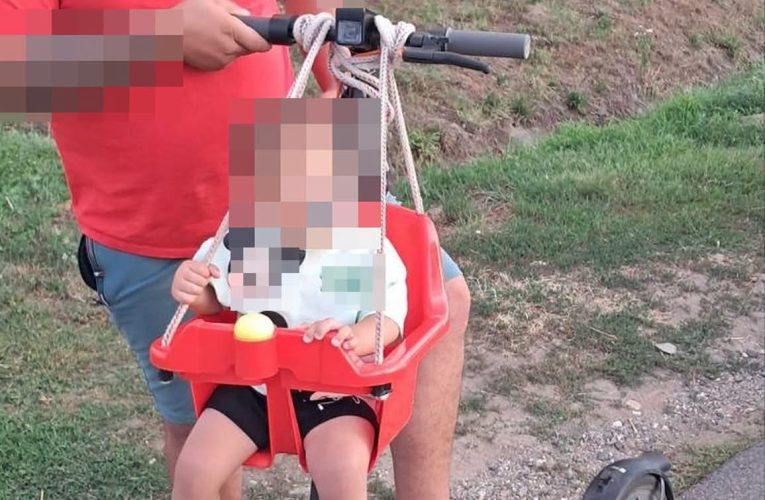 Döbbenetes, mit művelt egy apa az elektromos rollerrel