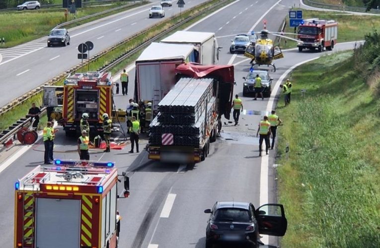 Súlyos baleset az A3-as autópályán