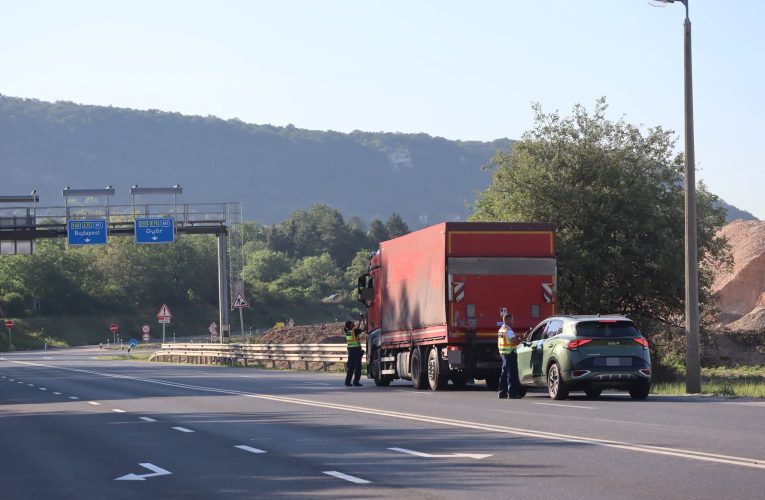 Részegen akart járművével felhajtani az M1-es autópályára