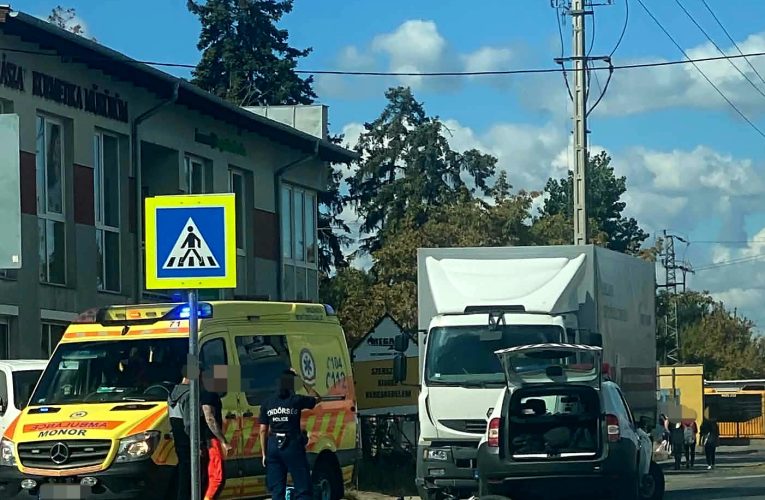 Motoros futárt ütöttek el