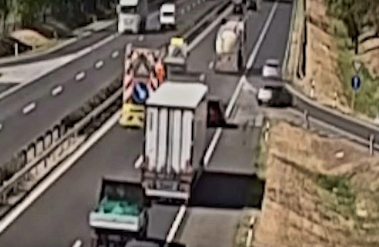 Egyenesen a kamionnak csapódott az autó az M1-esen