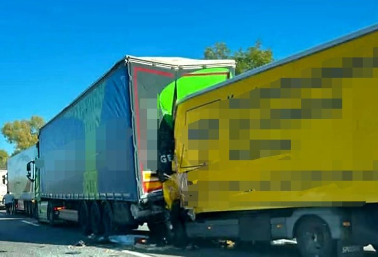 Utoléréses baleset történt az M5-ös autópályán