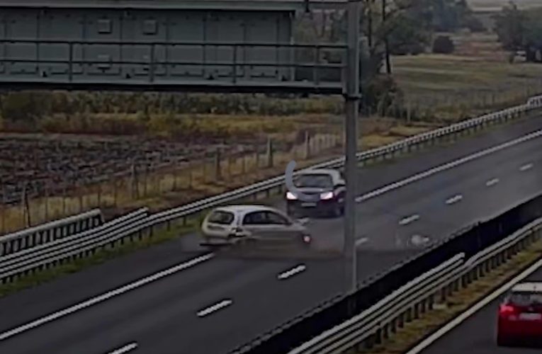 Hajszálon múlt a tragédia az M4-esen